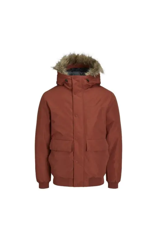 Erkek Jjchamp Kapüşonlu Mont 12236822 Tarçın-Tarçın - 1