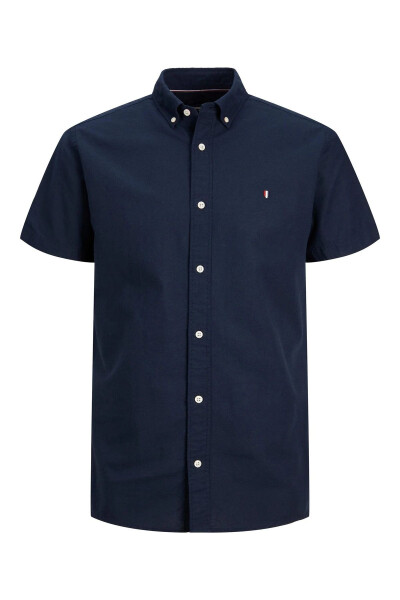 Erkek JPRBLUSUMMER SHIELD SHIRT S/S LN Gömlek-Lacivert - 2