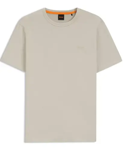 Men's Cotton-Jersey Regular-Fit T-Shirt - Open Beige - 3