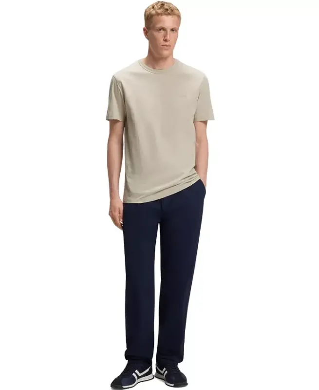 Men's Cotton-Jersey Regular-Fit T-Shirt - Open Beige - 4