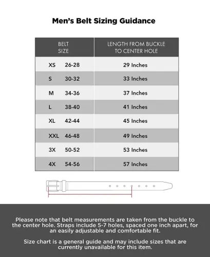 Men's Embossed Edge Belt, Created for Modazone - Cognac - 10