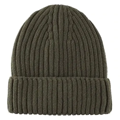 Connectyle Fleece Lined Cuffed Beanie Hat for Men Women Knitted Winter Wool Beanies Skull Cap Warm Watch Hat - CONNECTYLE (1)