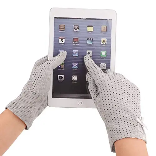 Driving Gloves for Men Women Cotton Non Slip Touchscreen UV Sun Protection Gloves for Cycling Motorcycle Camping - 2