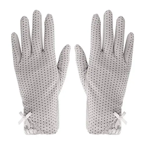 Driving Gloves for Men Women Cotton Non Slip Touchscreen UV Sun Protection Gloves for Cycling Motorcycle Camping - 4