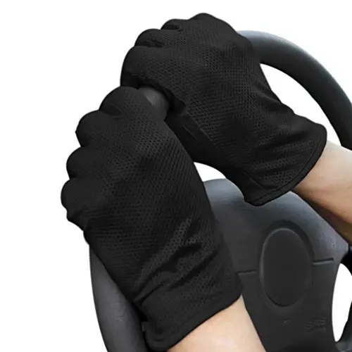 Driving Gloves for Men Women Cotton Non Slip Touchscreen UV Sun Protection Gloves for Cycling Motorcycle Camping - 2