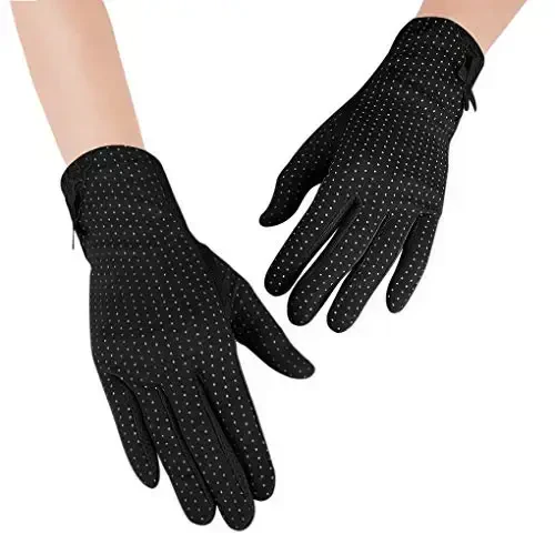 Driving Gloves for Men Women Cotton Non Slip Touchscreen UV Sun Protection Gloves for Cycling Motorcycle Camping 