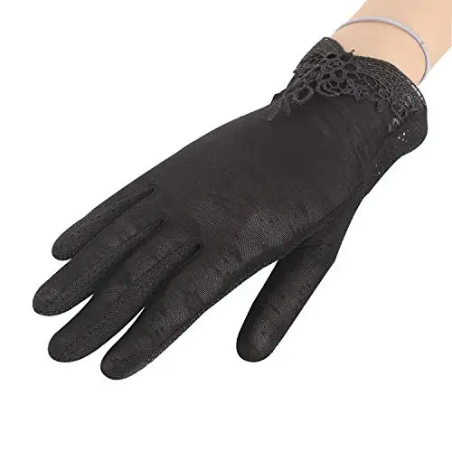 Driving Gloves for Men Women Cotton Non Slip Touchscreen UV Sun Protection Gloves for Cycling Motorcycle Camping - 3