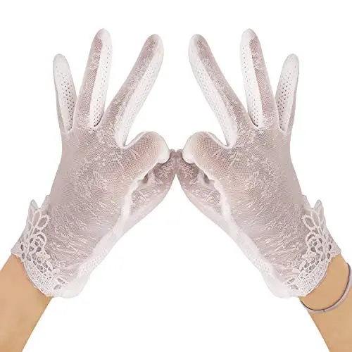 Driving Gloves for Men Women Cotton Non Slip Touchscreen UV Sun Protection Gloves for Cycling Motorcycle Camping - 4