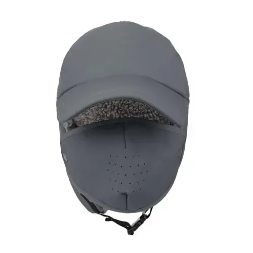 Trapper Hat for Men Women Waterproof Winter Warm Baseball Cap with Ear Flaps and Mask - TRAPPER (1)