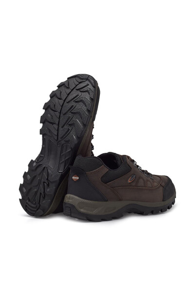 Erkek Kahverengi Su Geçirmez Deri Erkek Bot M5537-KAHVE - 4