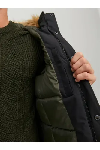 Jack&Jones Jjwınner Parka Fur Erkek Mont 12211948 - 6