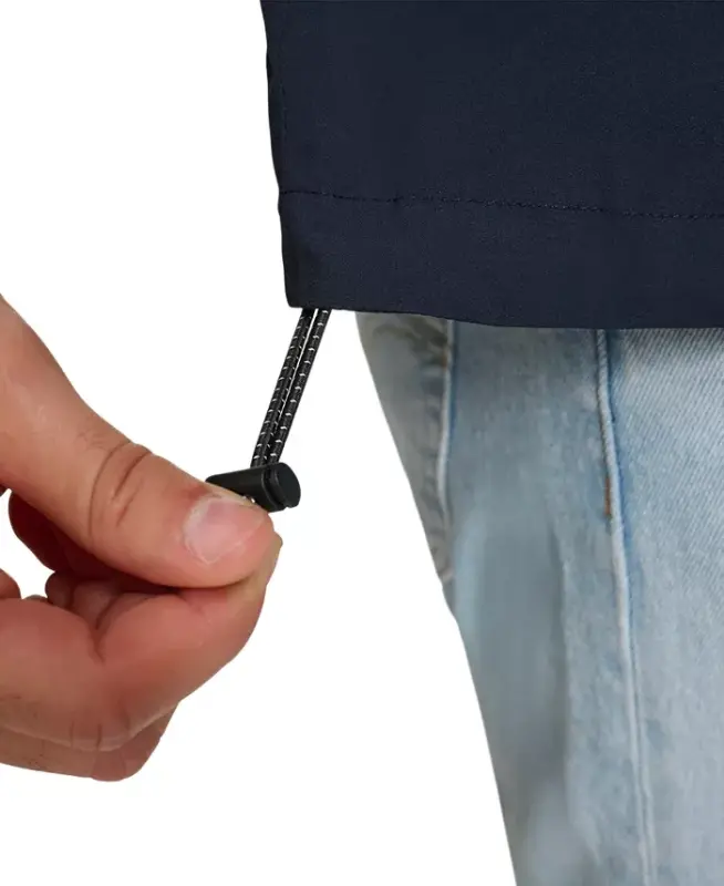 Men's Hooded Rain Jacket - Navy - 6