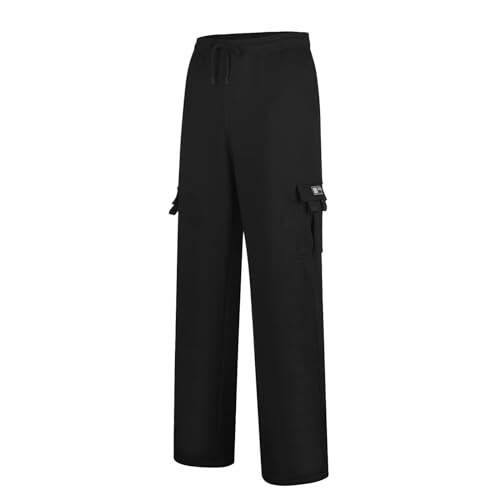 Erkek Kargo Pantolonu, Erkek Aktif Spor Antrenman Jogger Ter Pantolonu Cepli ve İp Bağcıklı Kargo Pantolon - 6