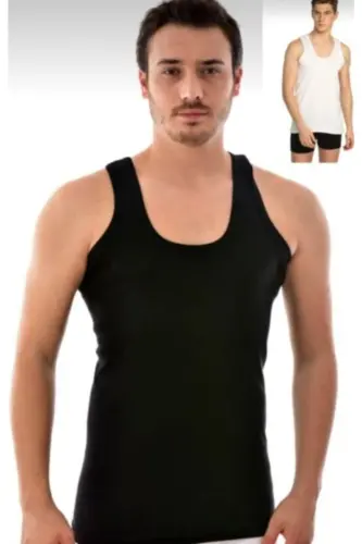 Erkek Karışık Paket Klasik Atlet 6'lı - asorti 