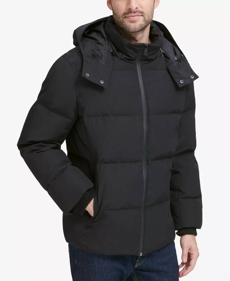 Erkek Kenny Puffer Parka Ceket Siyah - 1