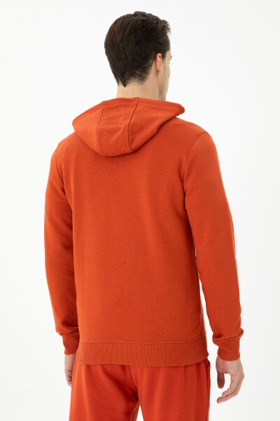 Erkek Kiremit Sweatshirt 50269401-VR031 - 5