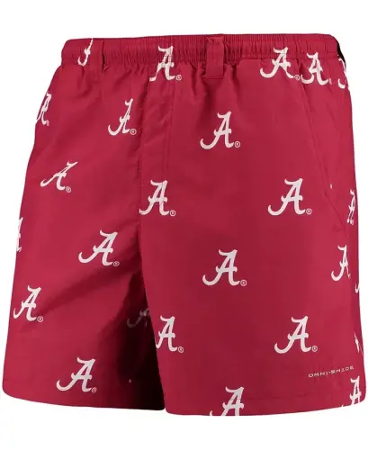 Men's Crimson Alabama Crimson Tide Backcast II Omni-Shade Hybrid Shorts - Crimson - 1