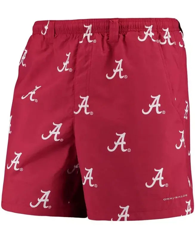 Men's Crimson Alabama Crimson Tide Backcast II Omni-Shade Hybrid Shorts - Crimson - 1