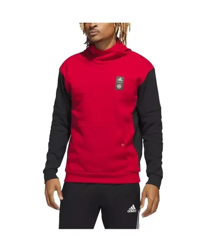 Men's Red Atlanta United FC Travel Pullover Hoodie - Red - 1