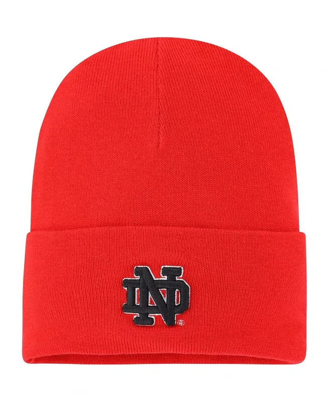 Men's Red Notre Dame Fighting Irish Signal Caller Cuffed Knit Hat - UNDER ARMOUR
