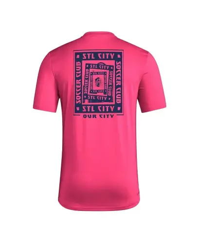 Men's Red St. Louis City SC Local Wrap T-Shirt-Red - ADIDAS (1)