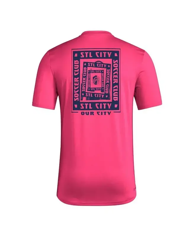 Men's Red St. Louis City SC Local Wrap T-Shirt-Red - 2