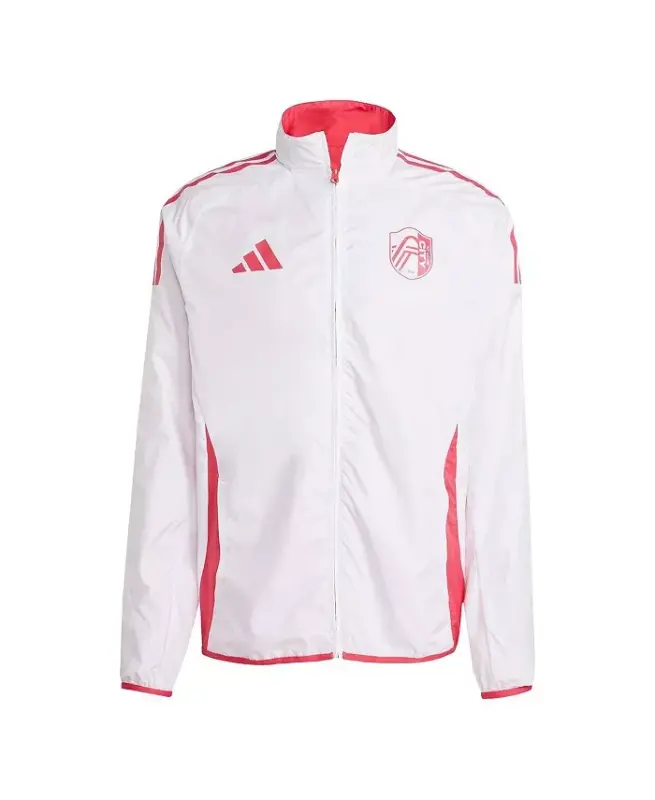 Men's Red/White St. Louis City SC 2025 Anthem Reversible Full-Zip Jacket-Red, White - 3