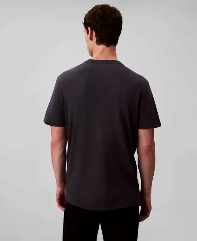 Men's Short Sleeve Supima Cotton Interlock T-Shirt-Dark Sapphire - 4