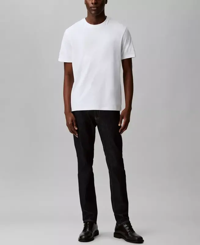 Men's Short-Sleeve Supima Interlock T-Shirt - Bright White - 2