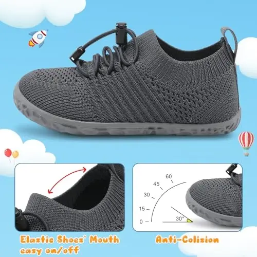 Centipede Demon Toddler Shoes for Boys Girls Baby Kids Slip on Walking Shoe Breathable Sock Shoes Lightweight Soft Sneakers - 3