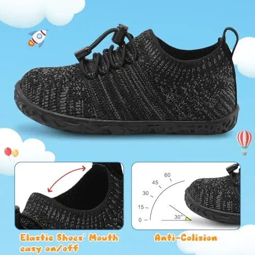 Centipede Demon Toddler Shoes for Boys Girls Baby Kids Slip on Walking Shoe Breathable Sock Shoes Lightweight Soft Sneakers - 3