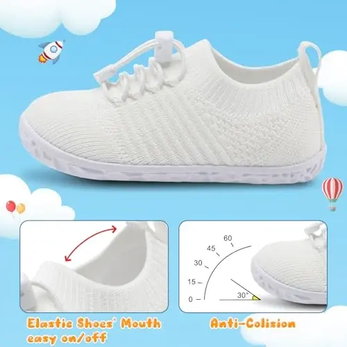 Centipede Demon Toddler Shoes for Boys Girls Baby Kids Slip on Walking Shoe Breathable Sock Shoes Lightweight Soft Sneakers - 3