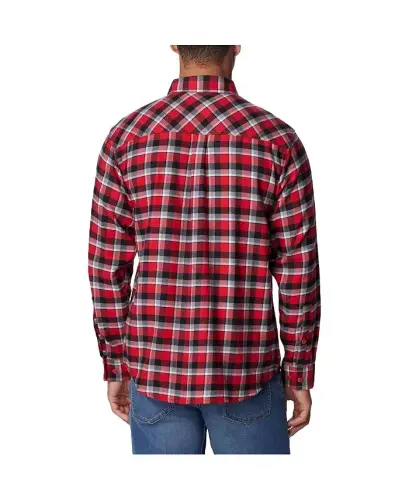 Men's Scarlet Ohio State Buckeyes Flare Gun Flannel Long Sleeve Shirt - Scarlet - 2