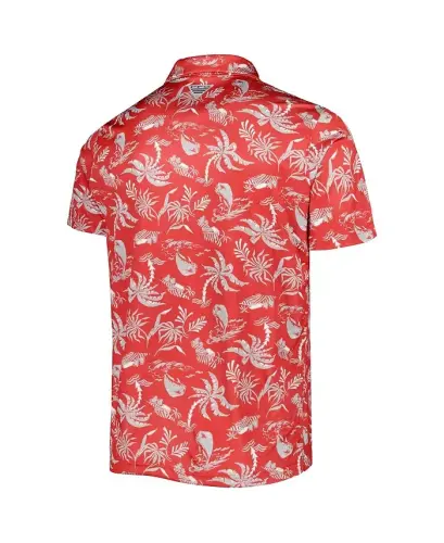 Men's Scarlet Ohio State Buckeyes Super Terminal Tackle Omni-Shade Polo Shirt - COLUMBIA (1)