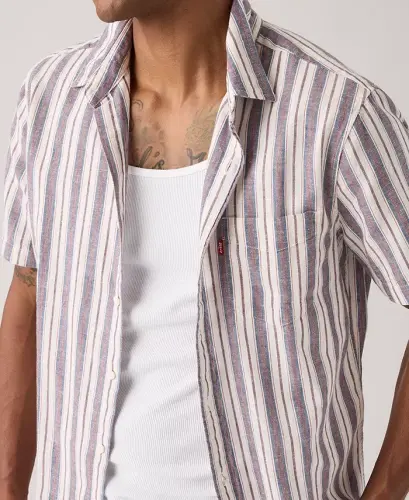 Men's Classic Pocket Short-Sleeve Shirt - Ensign Blue - 3