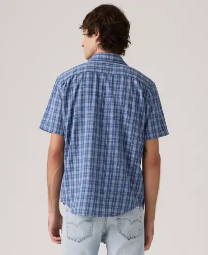 Men's Classic Pocket Short-Sleeve Shirt - Sunshine Blue - 4