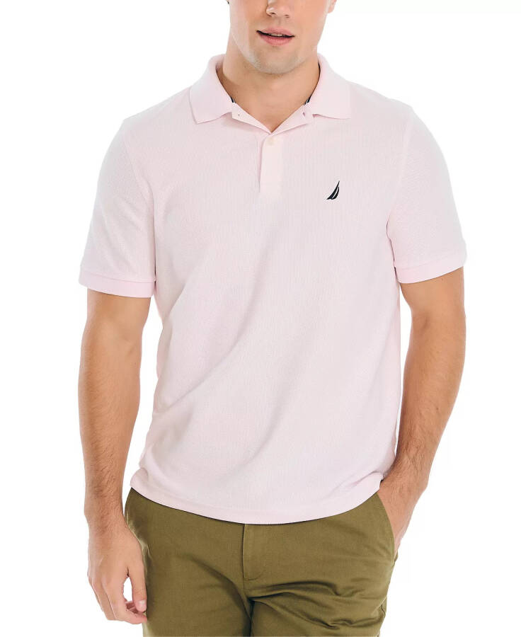 Erkek Klasik Fit Deste Polo Gömlek Beşik Pembe - 5