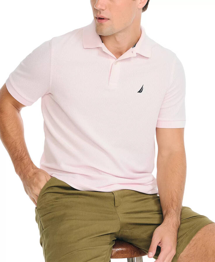 Erkek Klasik Fit Deste Polo Gömlek Beşik Pembe - 4