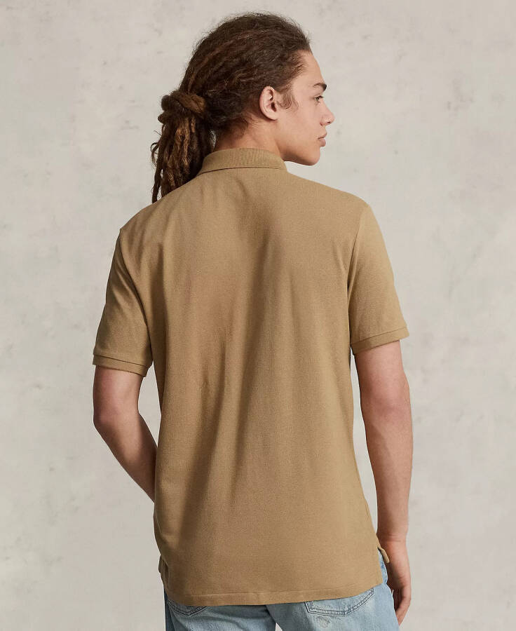 Erkek Klasik Fit File Polo Tişört Kahve Tonu - 2