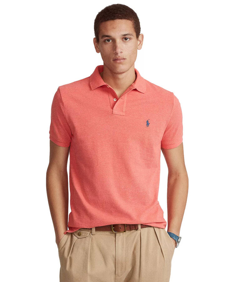 Erkek Klasik Fit File Polo Tişörtü Highland Rose Heather - 1