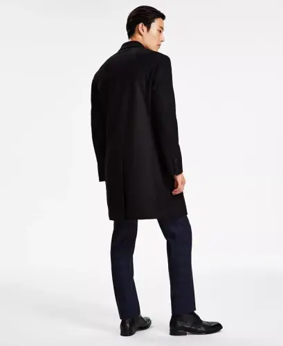 Men's Classic Fit Luxury Wool CasModazoneere Blend Overcoats - MICHAEL KORS (1)