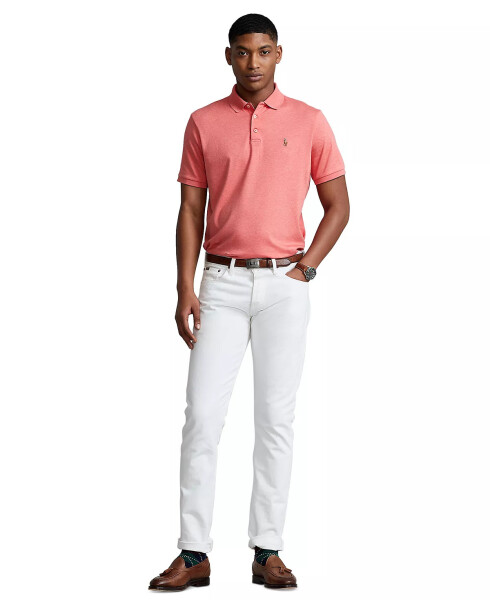 Erkek Klasik Fit Yumuşak Pamuklu Polo Highland Rose Heather - 8