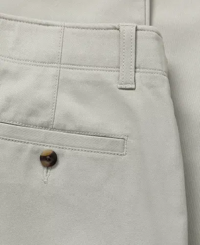 Erkek Klasik Haki™ Düz Kesim Rahat Pantolon - 8