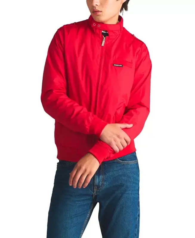 Men's Classic Iconic Racer Jacket (Slim Fit) - Red - 2