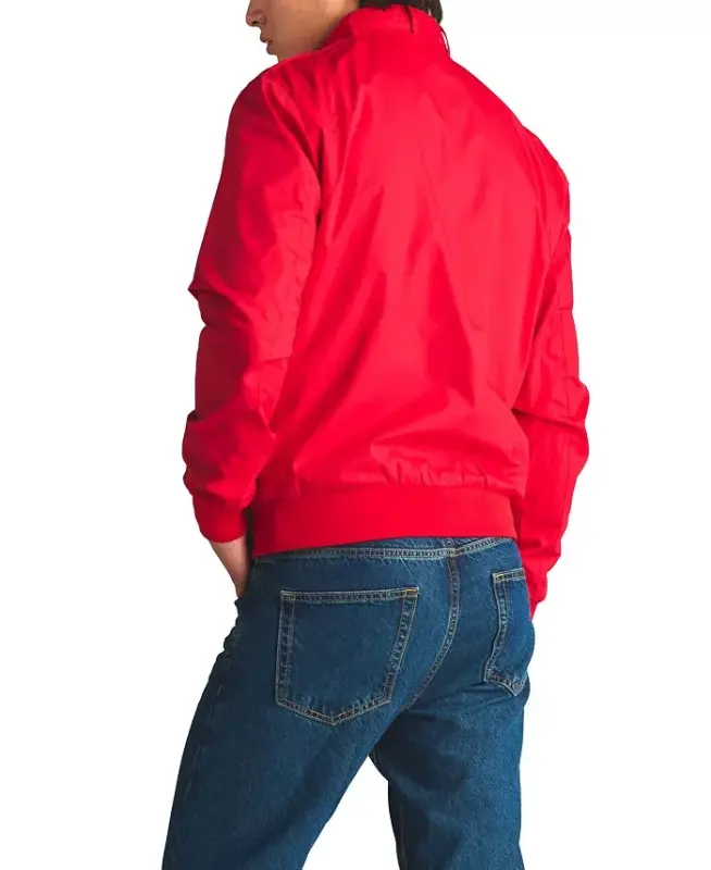 Men's Classic Iconic Racer Jacket (Slim Fit) - Red - 9