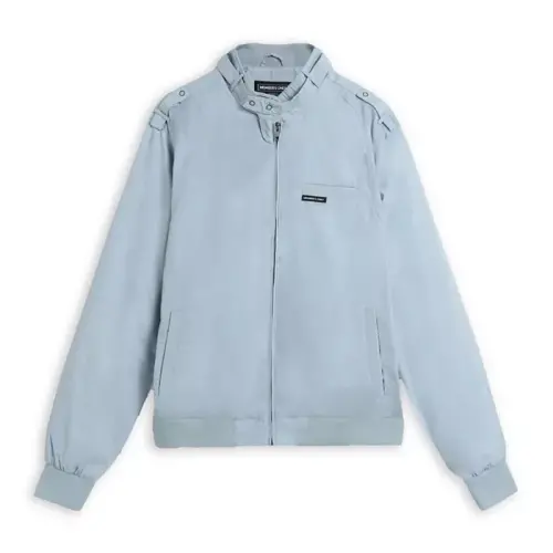 Men's Classic Iconic Racer Jacket (Slim Fit) - Dusty Sky - 6