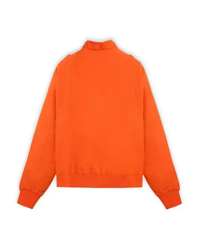 Men's Classic Iconic Racer Jacket (Slim Fit - Orange - 8