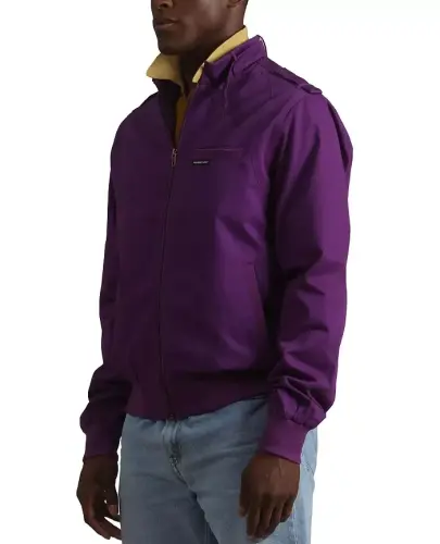 Men's Classic Iconic Racer Jacket (Slim Fit - Purple - 4