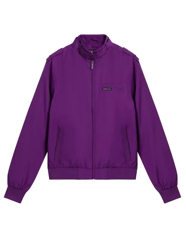 Men's Classic Iconic Racer Jacket (Slim Fit - Purple - 7