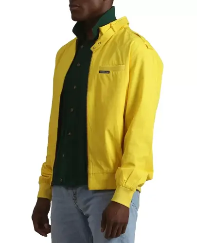 Men's Classic Iconic Racer Jacket (Slim Fit) - Yellow - 4